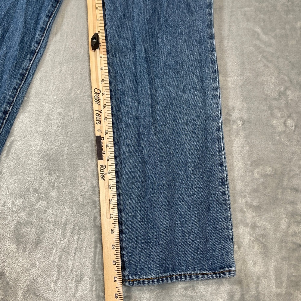Levis 94 Baggy Jeans Womens 28 Medium Wash Blue Straight Leg A3510-0022 - Picture 2 of 6